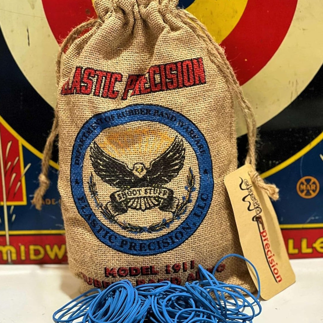 Big Bag of rubber band ammo for the model 1911 rubber band gun