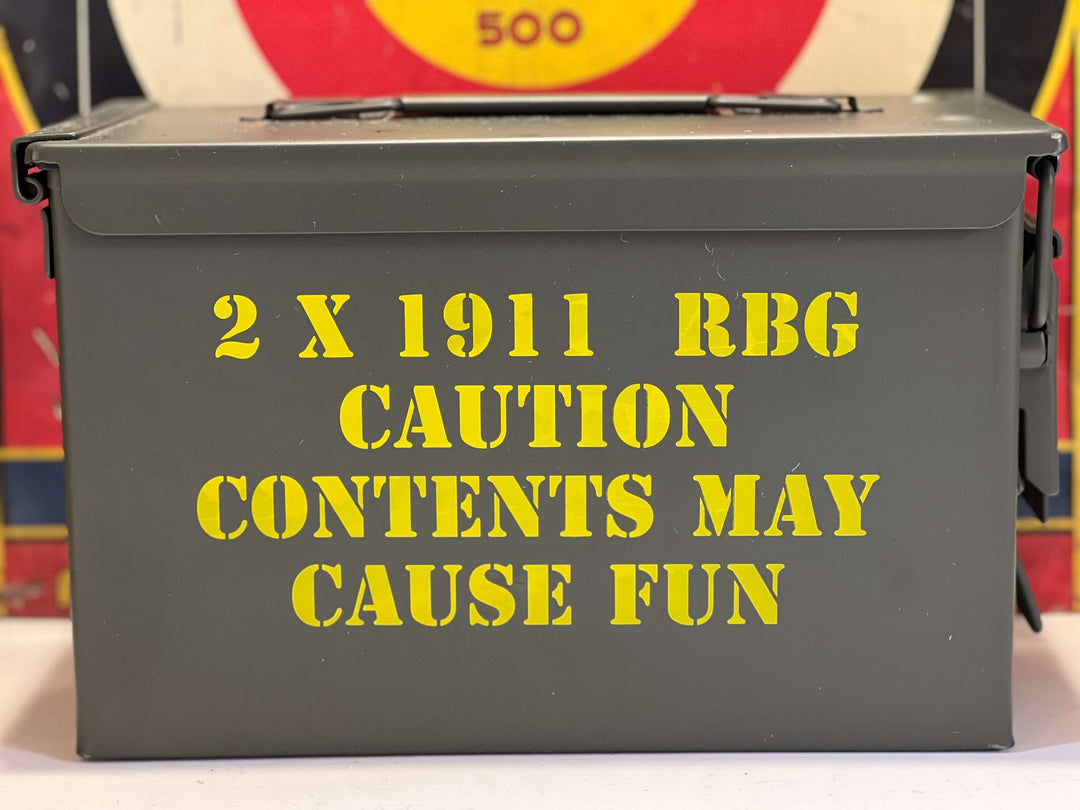 1911 Gift Set With Ammo Can - Elastic Precision