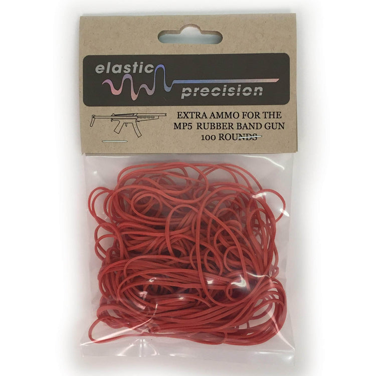 Extra Ammo – 100 Rubber Bands - Elastic Precision