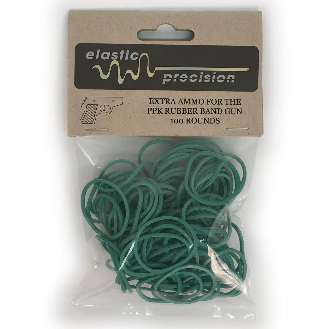 Elastic Precision Ammo for PPK Rubber Band Gun 100 Rounds